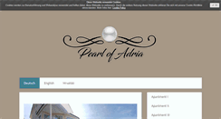 Desktop Screenshot of pearl-of-adria.com